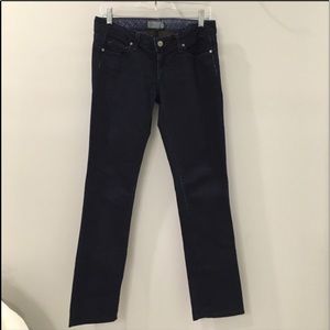 Paige Denim Blue Heights lowrise